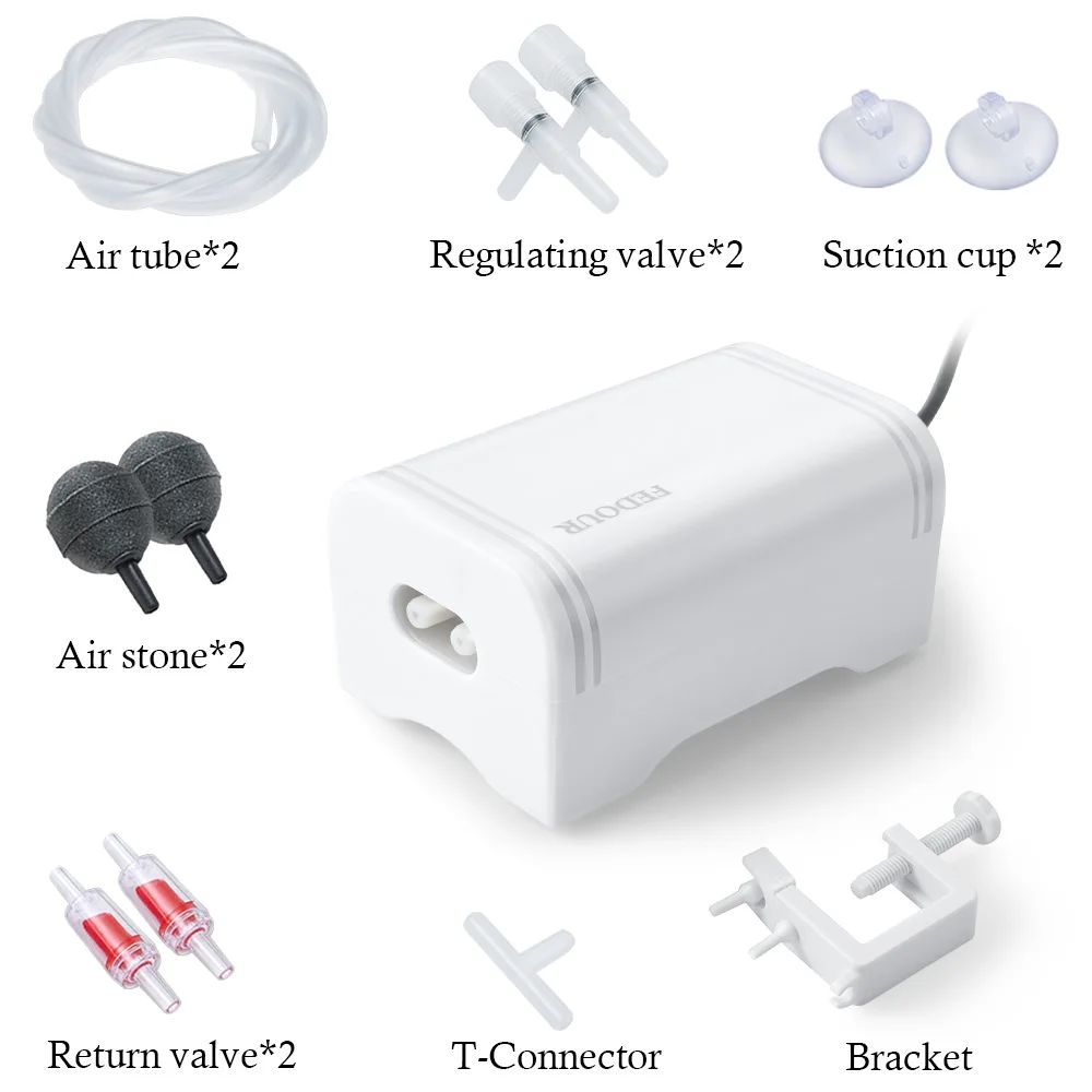 2 Outlets Air Pump-USA Plug