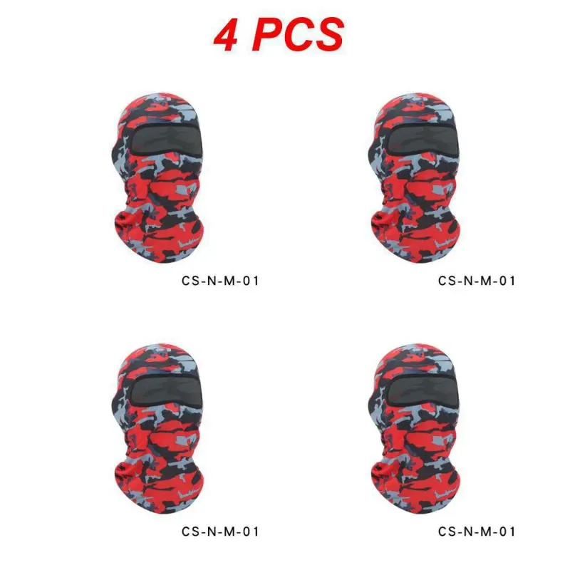 Camouflage Red 4pcs