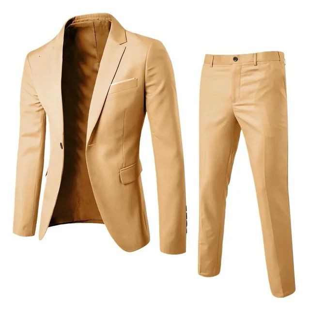 Khaki 2piece Suit