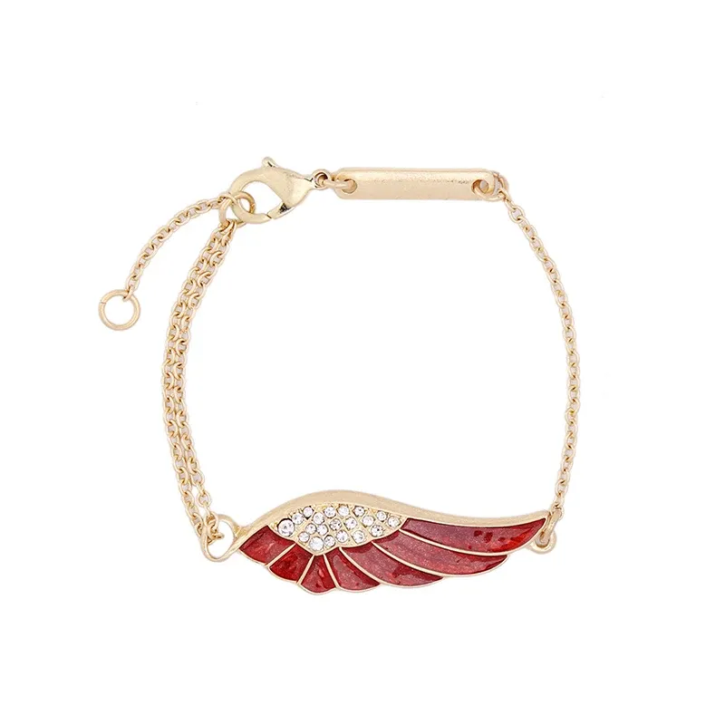 Bracelet d'aile rouge 22cm