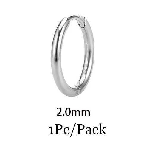 Silber 2,0 mm 1pc-10mm