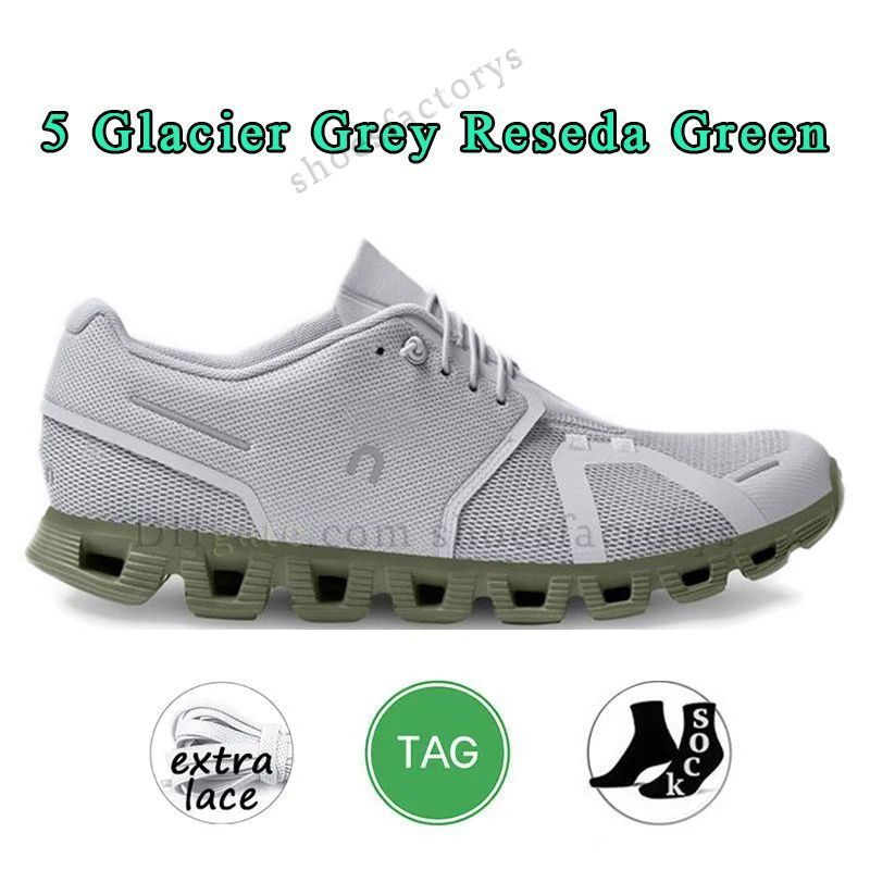 5 Glacier Grey Reseda Green