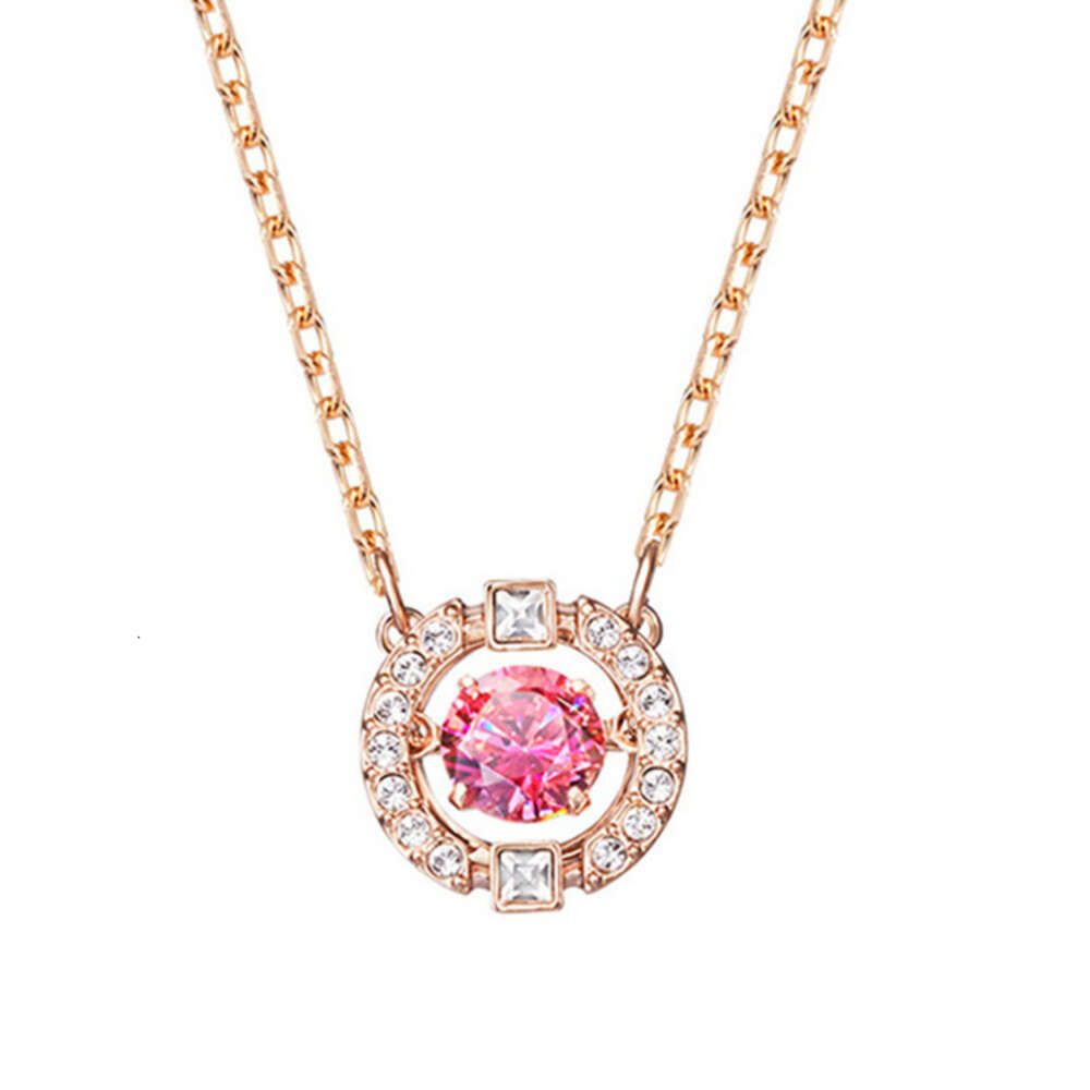 Rose gold red diamond full set of