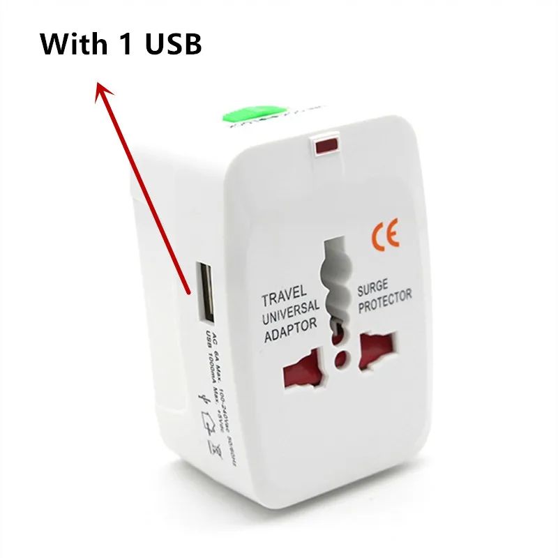 Color:Whit 1 USB