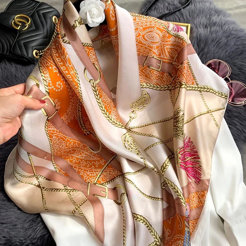 110cm Silk Scarf 20