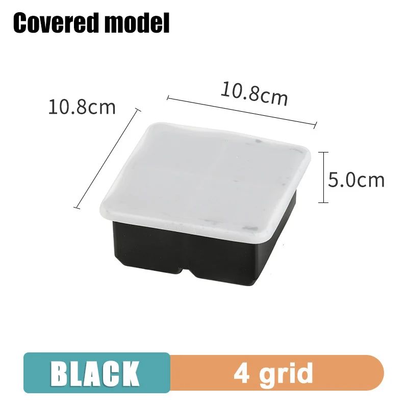 Colore: 4 Grid- Black-Coversize: 4pcs