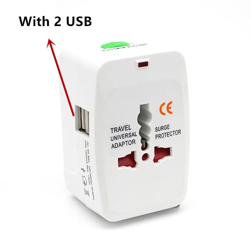 Color:With 2USB