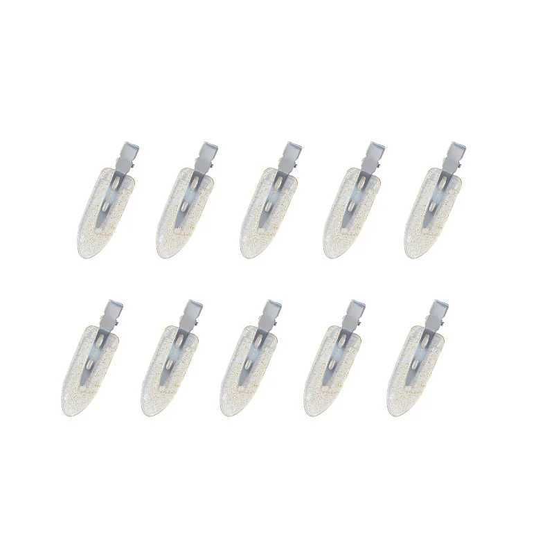 10 stuks witte glitter