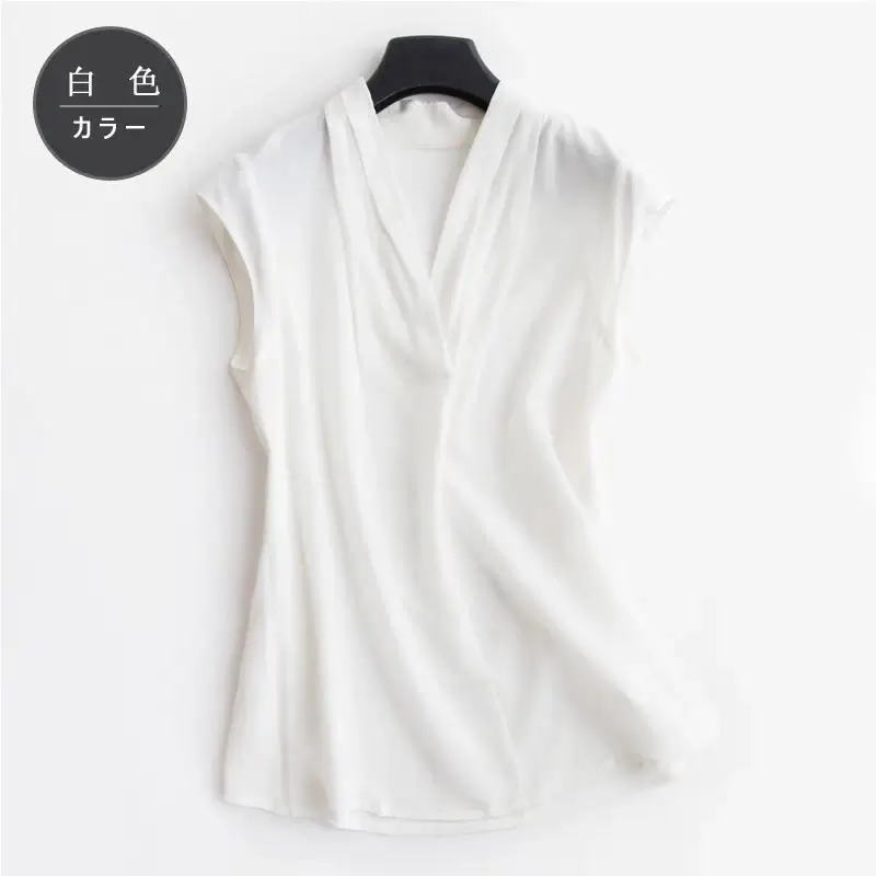 WHITE SILK TEES