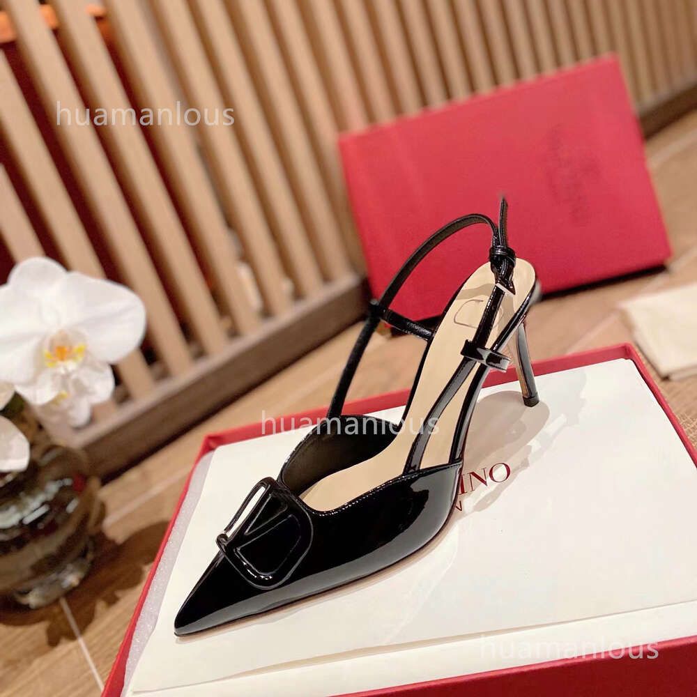 Black1 Patent Leather 8cm