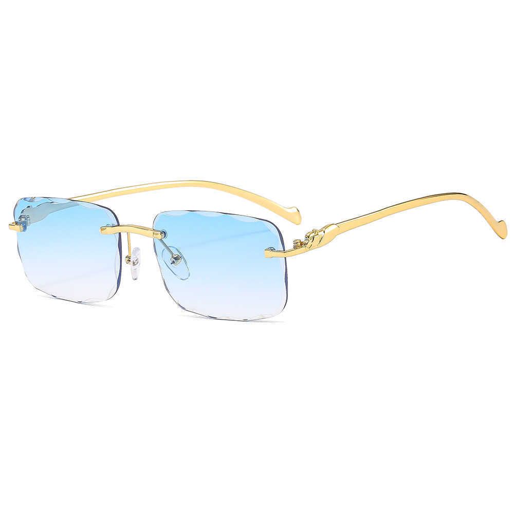 Gold Frame Progressive Blue Slice