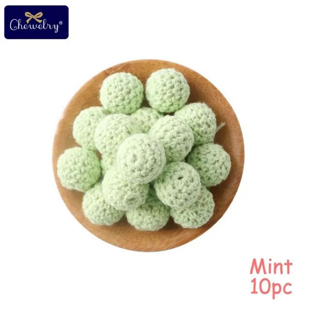 Mint Crochet Beads