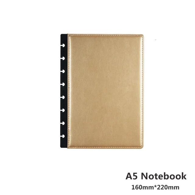 A5 Notebook Gold