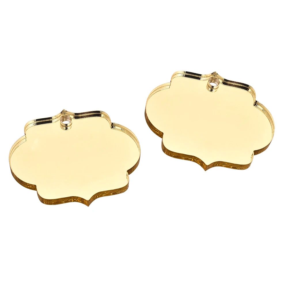 Couleur: 50pcs Gold trousze: 40 mm