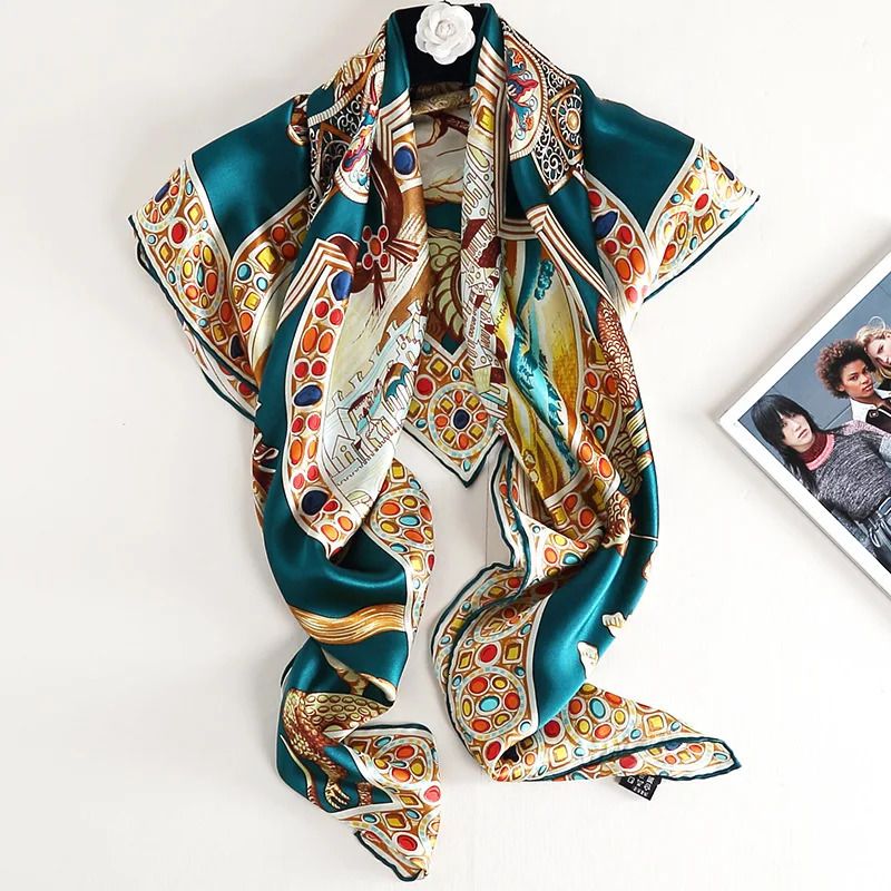 110cm Silk Scarf 4