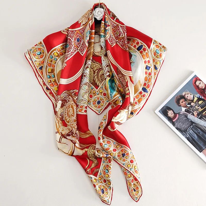 110cm Silk Scarf 5