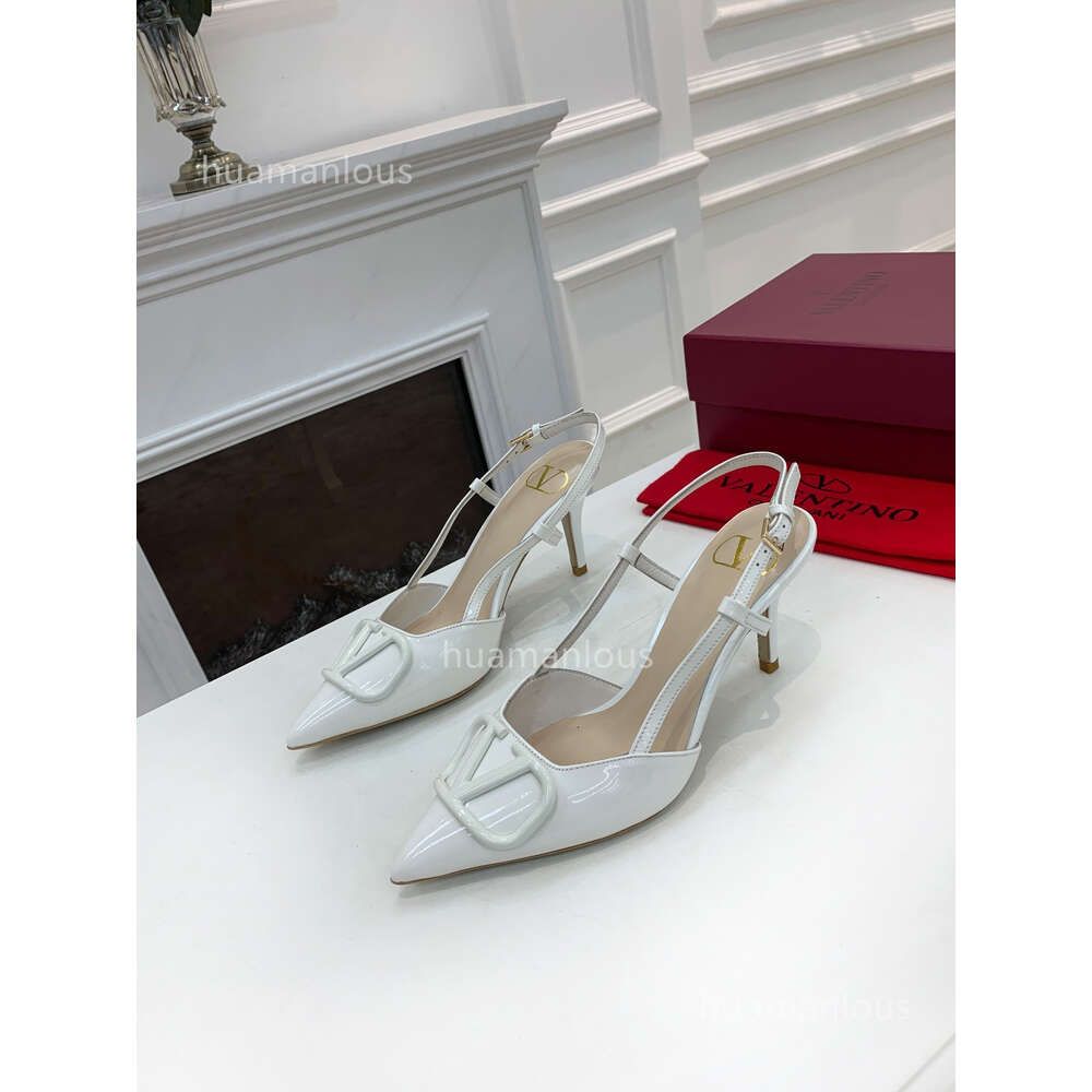 White1 Patent Leather 4cm