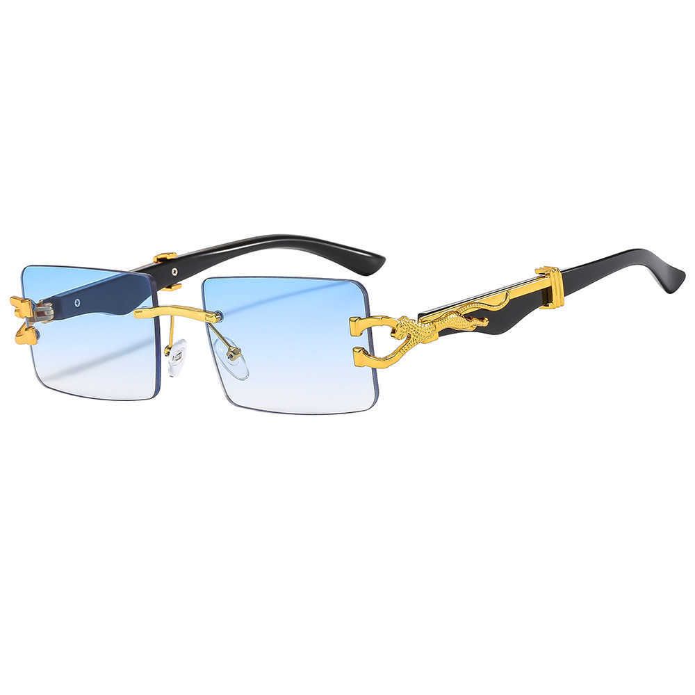 Gold Frame Progressive Blue Slice