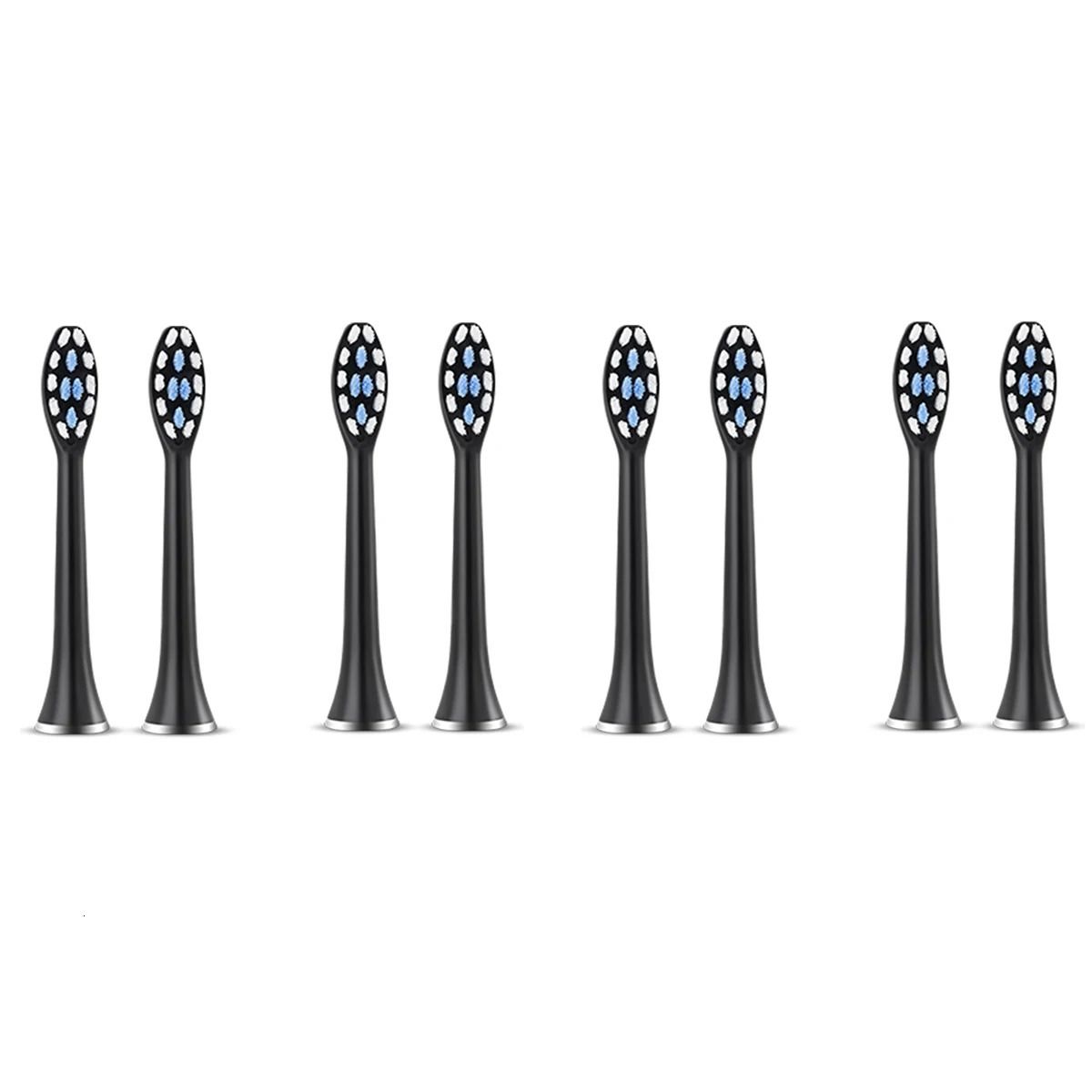 8 tête de brosse noire