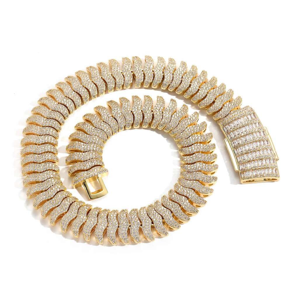 Bracelet d'or (largeur 22 mm) -7 pouces (18 cm