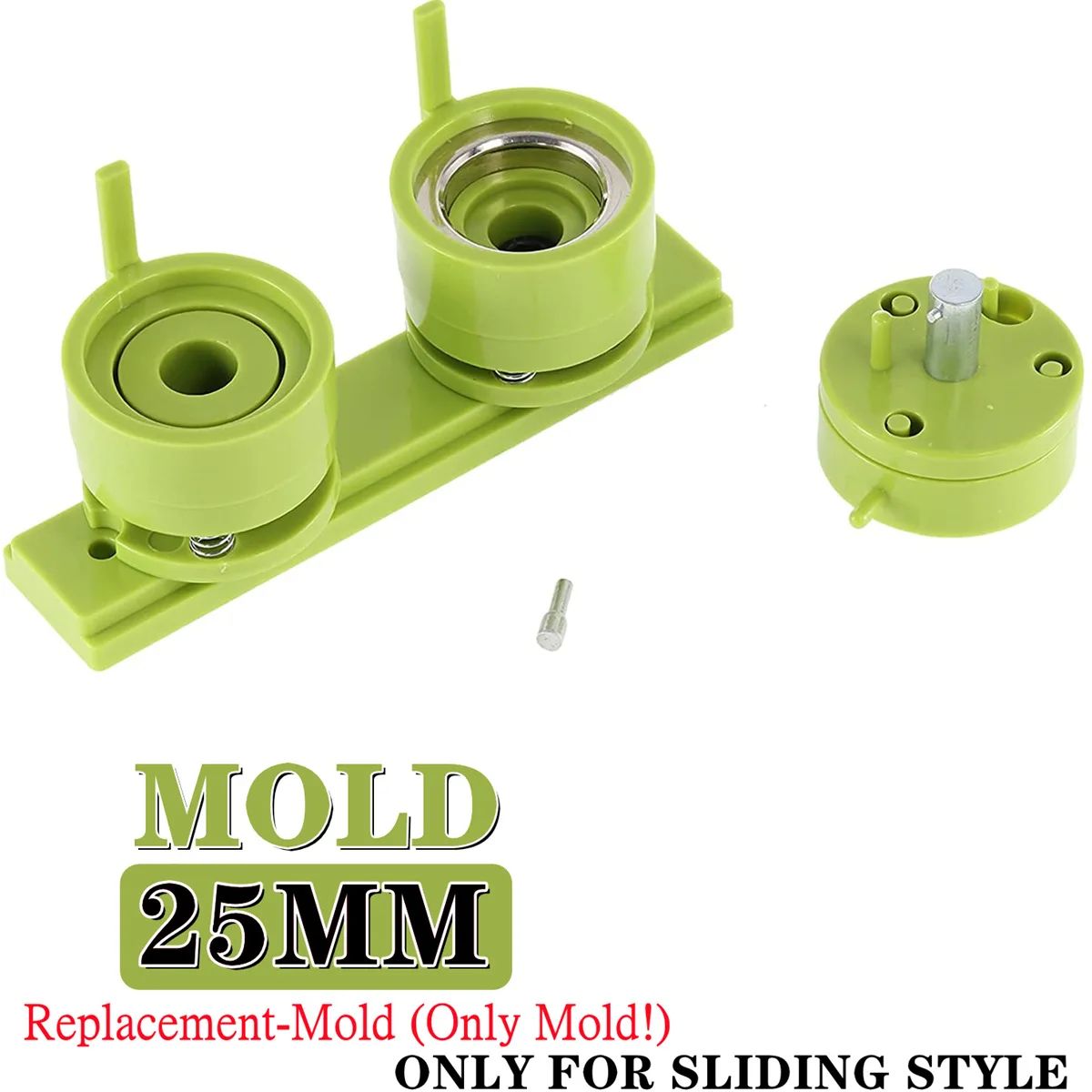 Color: molde de 25 mm (solo molde)