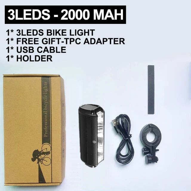 3leds 2000mah