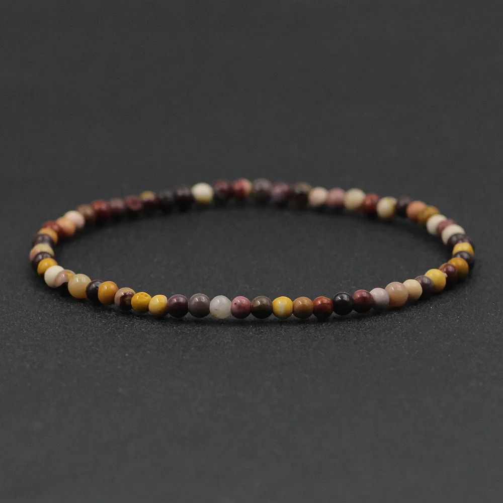 Metalowy kolor: 3 mm mookaite