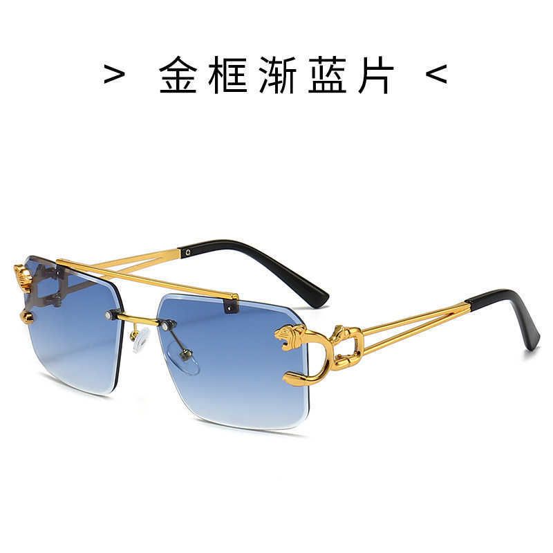 C4 Gold Frame Gradient Blue