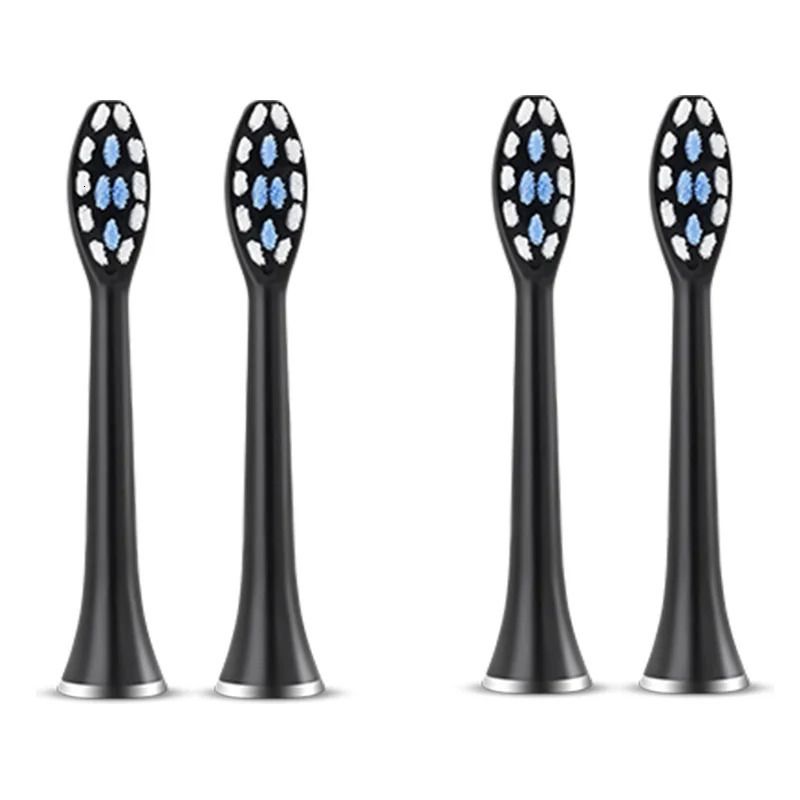 4 tête de brosse noire