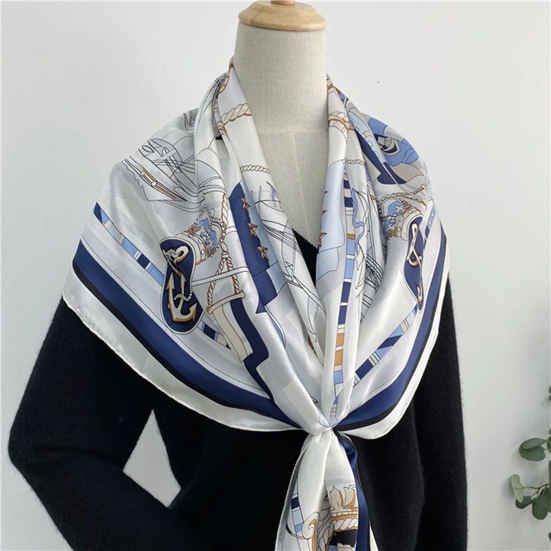 110cm Silk Scarf 5