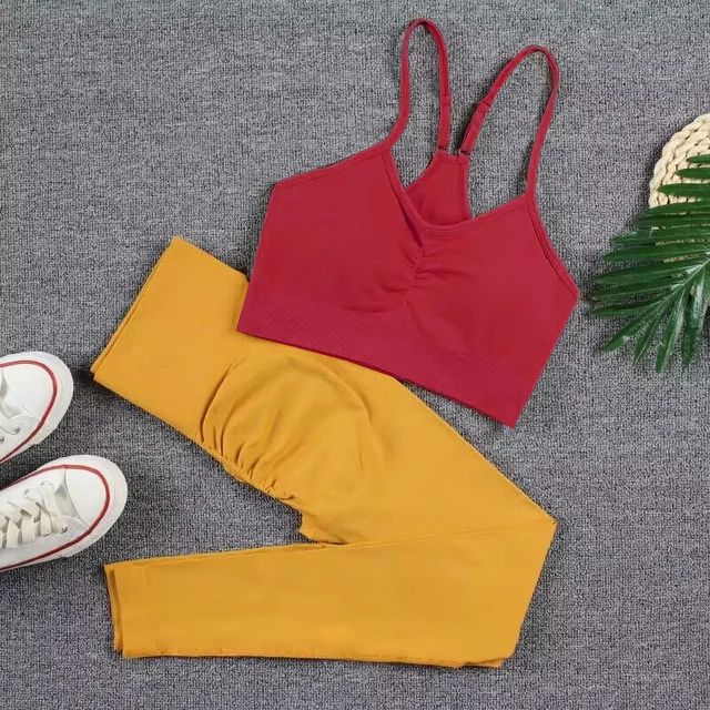 Yellowred Long Set