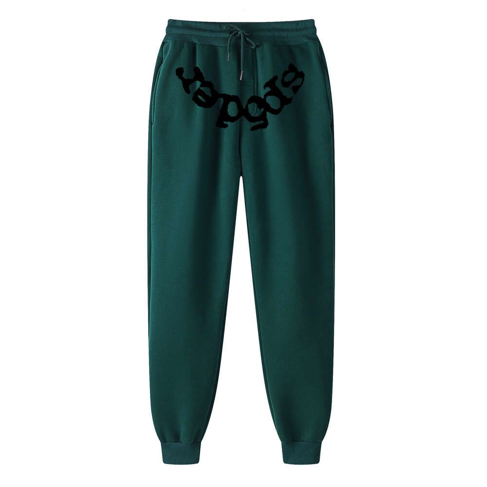 Dark green pants black