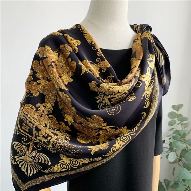 110cm Silk Scarf 12