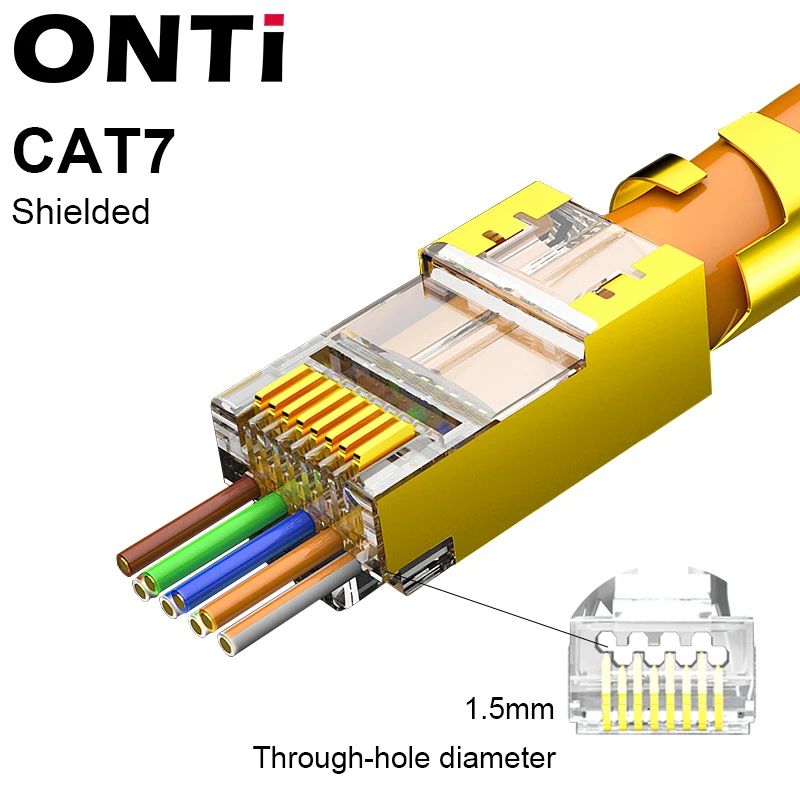 100pcs-CAT7 oro