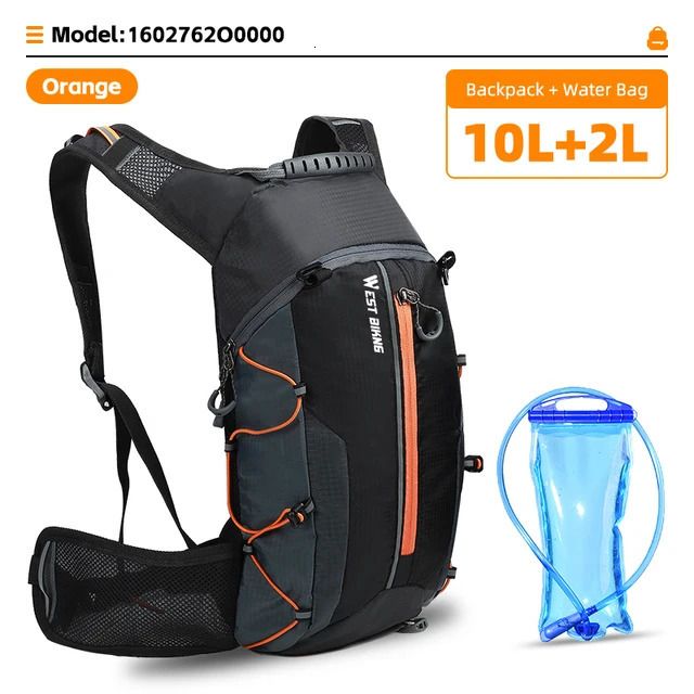 B Orange Water Bag