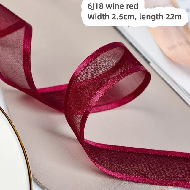 6j18 Wine Red-One Roll