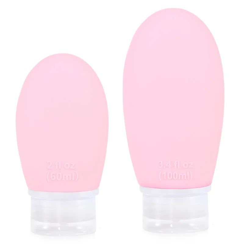 1pcs light pink-60ml-silicone