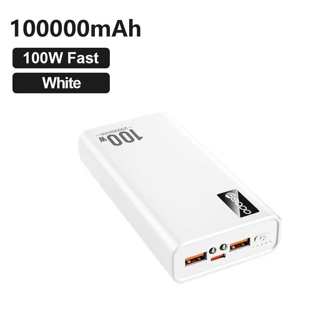 White 100000Mah