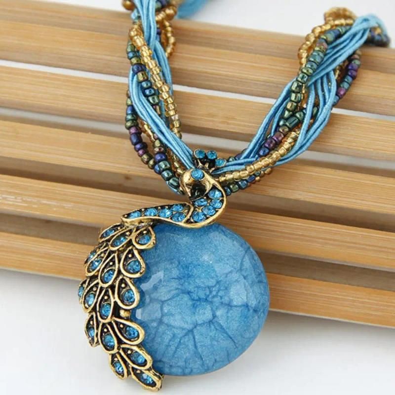 Blue-Round Pendant