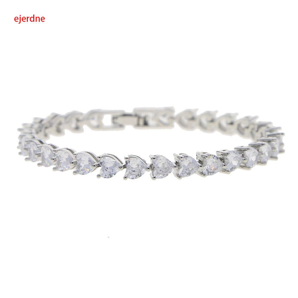 Bracelete de ouro branco-21cm (8,3 polegadas)