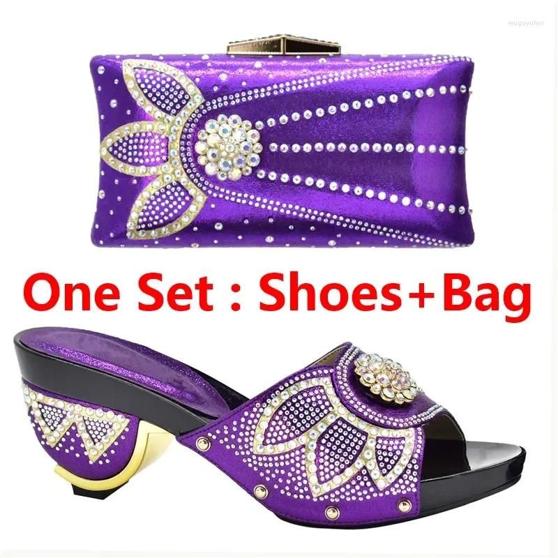 Purple Shoes and Bag