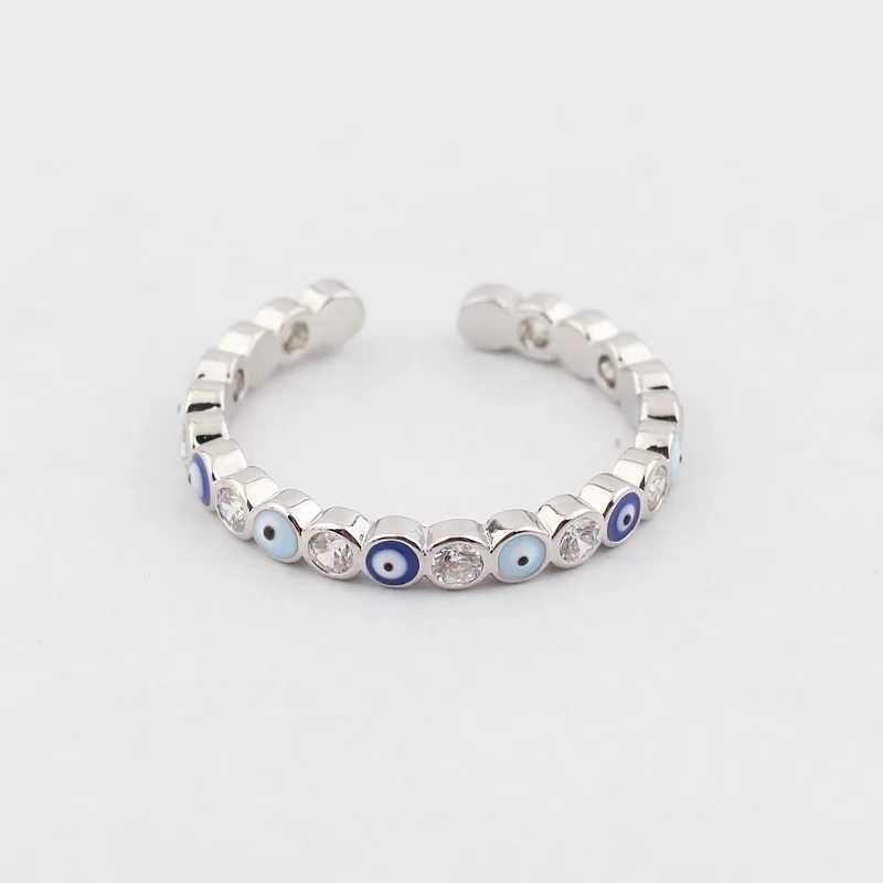 Gemengd blauw zilver