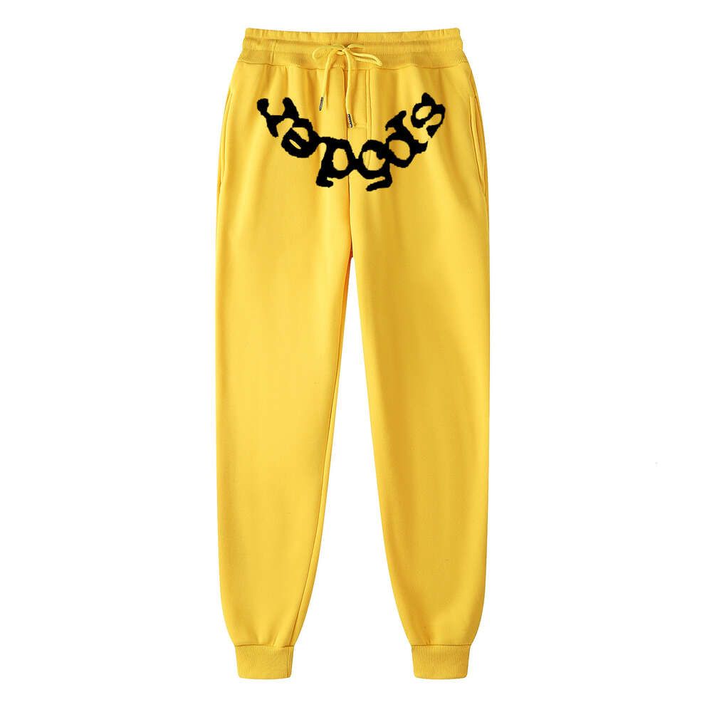 Yellow pants black