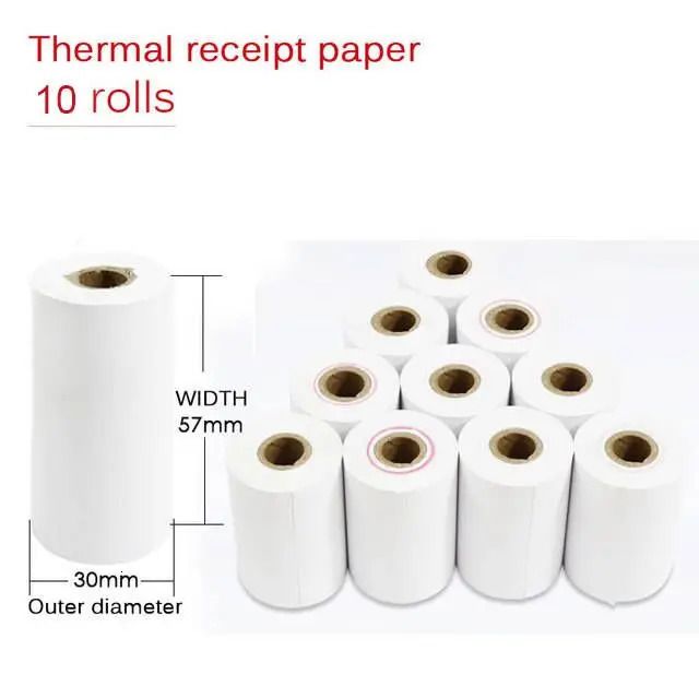 10 rolls receptor de papel-uk