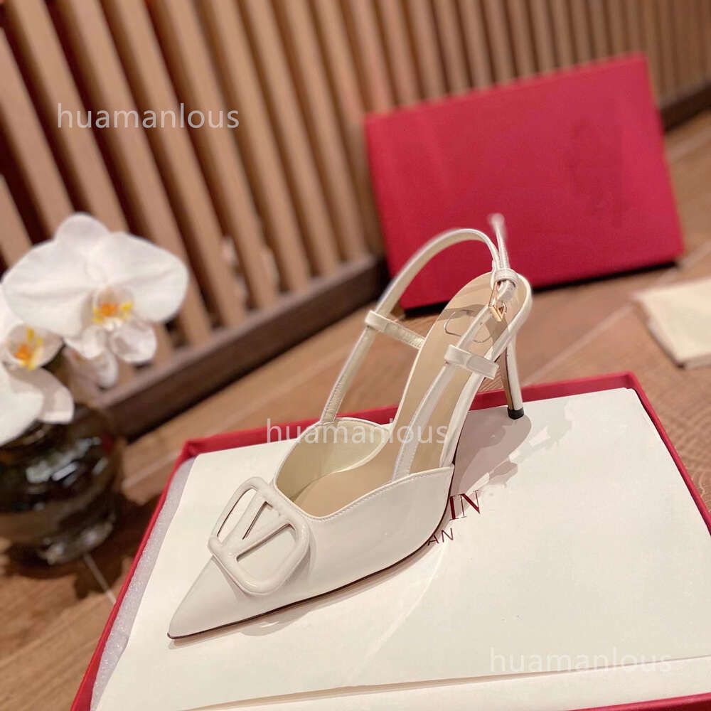 White1 Patent Leather 8cm