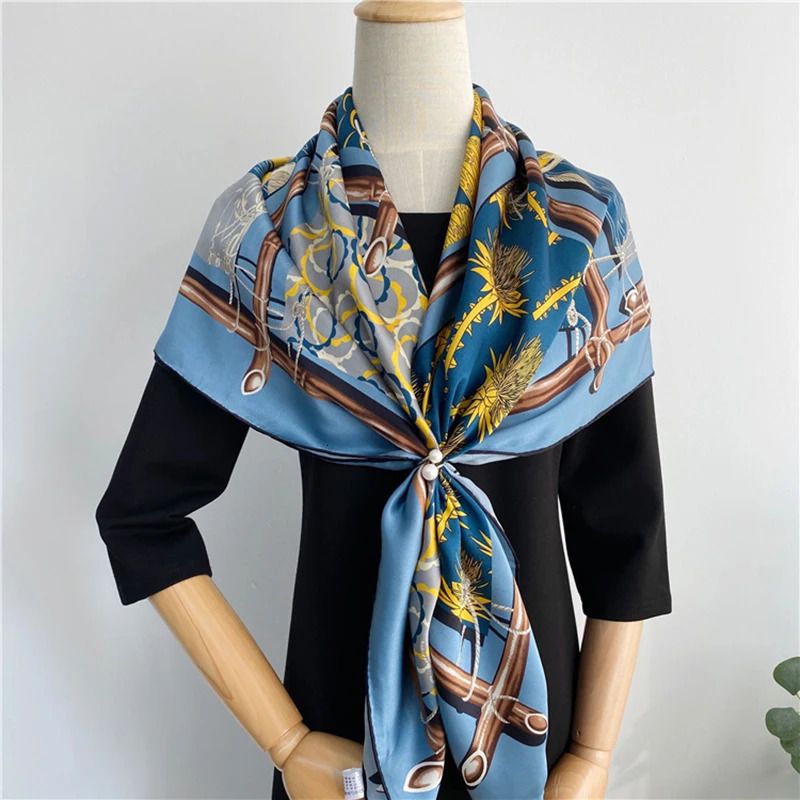 110cm Silk Scarf 8