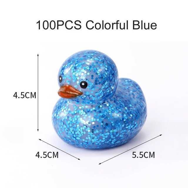 100pcs couleur bleu