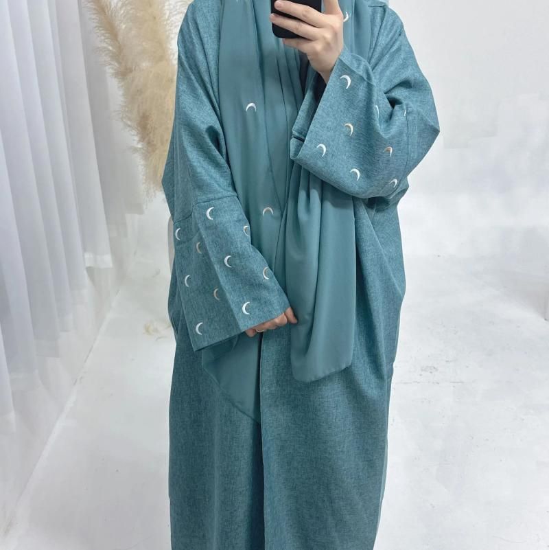 2xl blå abaya