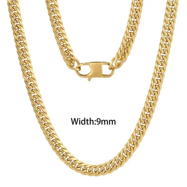 9mm guld-26 tum (halsband)