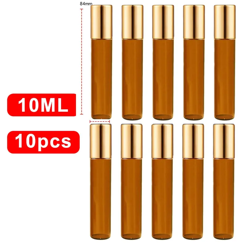 10pcs 10 ml złoty